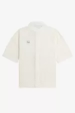 Fred Perry Open-Knit Women’s Shirt Snow White UGVMT6751