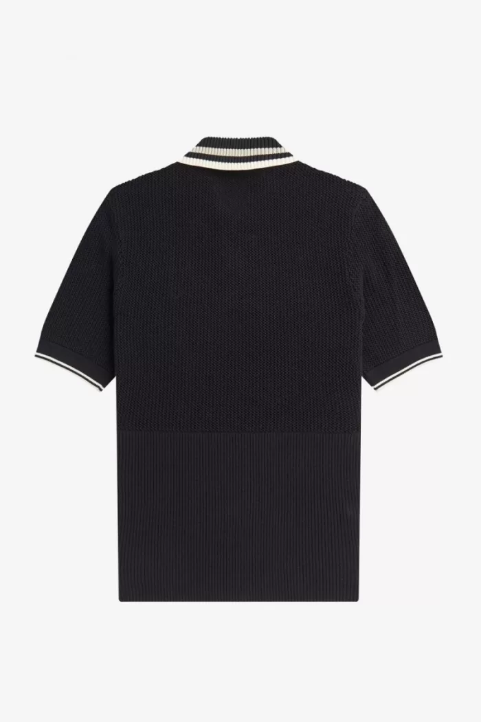 Fred Perry Open-Knitted Women’s Shirt Black JNCRH0821