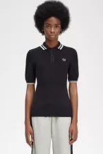 Fred Perry Open-Knitted Women’s Shirt Black JNCRH0821