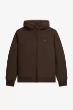 Fred Perry Padded Hooded Brentham Men’s Jackets Burnt Tobacco RLZFI3789