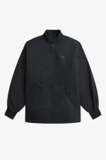 Fred Perry Padded Zip-Through Women’s Jackets Black YTNVX5391