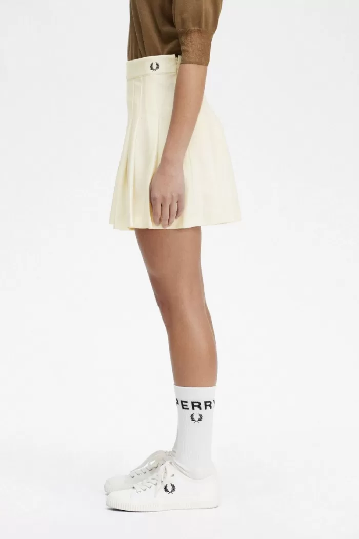 Fred Perry Pleated Tennis Women’s Skirts Beige DAPUN1857