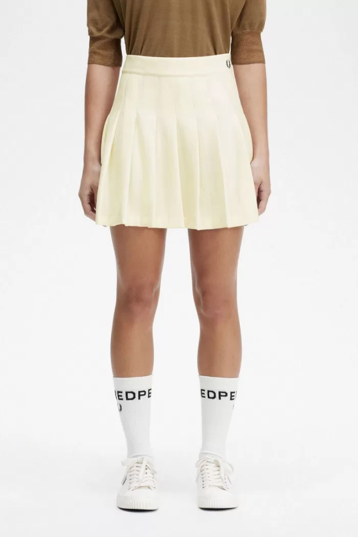 Fred Perry Pleated Tennis Women’s Skirts Beige DAPUN1857