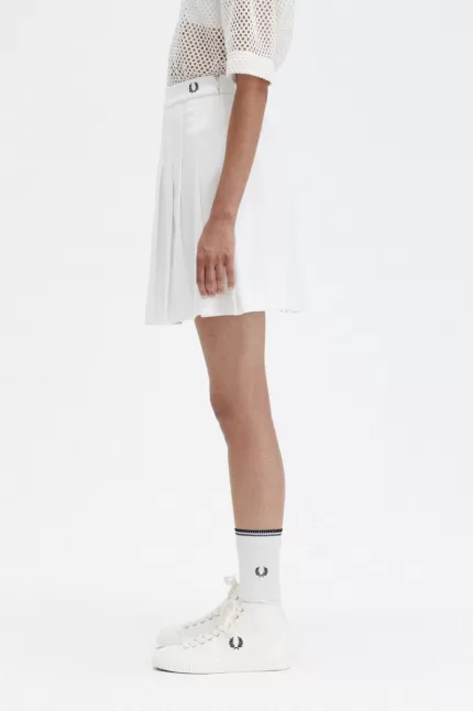 Fred Perry Pleated Tennis Women’s Skirts Snow White OKNET1760