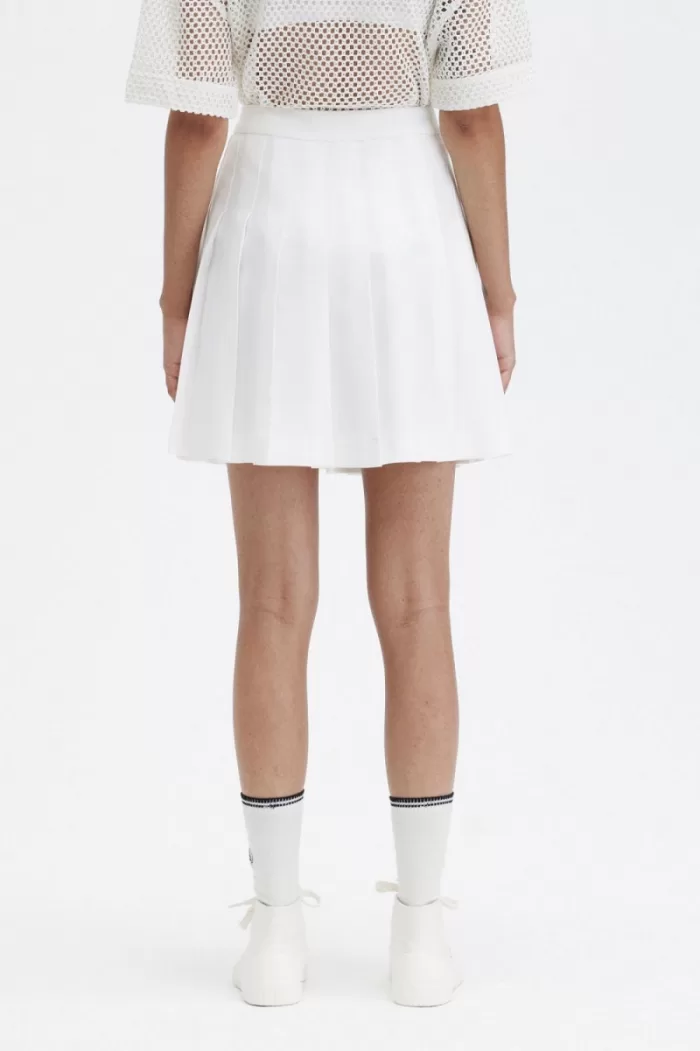 Fred Perry Pleated Tennis Women’s Skirts Snow White OKNET1760