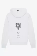 Fred Perry Printed Hooded Sweat Men’s Shirt White BWFHS8035