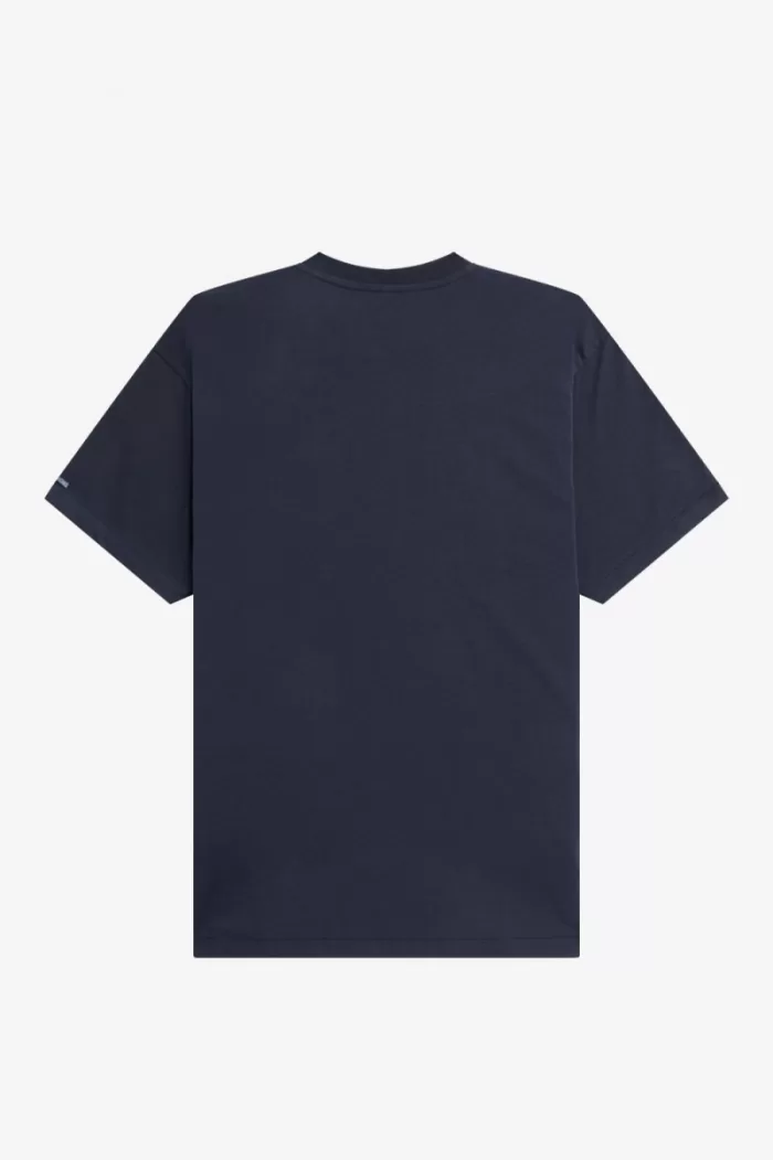 Fred Perry Printed Men’s T-Shirt Navy Blue DSXTK2693