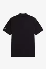 Fred Perry Printed Sleeve Men’s Polo Shirt Black HTPFQ8601