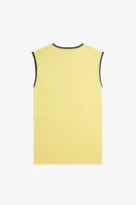 Fred Perry Printed Vest Men’s T-Shirt Dirty Lime YGEFQ3620