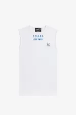 Fred Perry Printed Vest Men’s T-Shirt White VIXQA3486