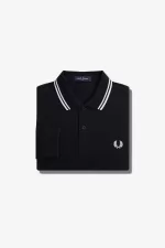 Fred Perry Rave Graphic Long Sleeve Men’s Shirt Black PJIMT8027