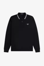 Fred Perry Rave Graphic Long Sleeve Men’s Shirt Black PJIMT8027