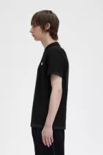 Fred Perry Rave Graphic Men’s T-Shirt Black UKLOP7869