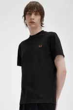 Fred Perry Rave Graphic Men’s T-Shirt Black UKLOP7869