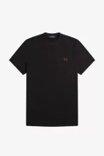 Fred Perry Rave Graphic Men’s T-Shirt Black UKLOP7869