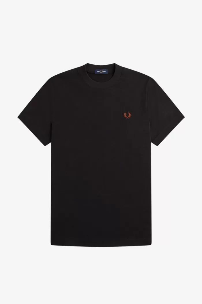 Fred Perry Rave Graphic Men’s T-Shirt Black UKLOP7869