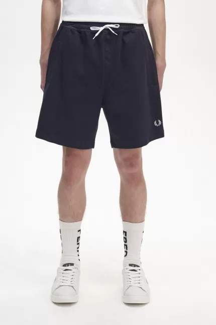 Fred Perry Reverse Tricot Men’s Shorts Navy DHSUR0648