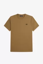 Fred Perry Ringer Men’s T-Shirt Brown VJNGA2318