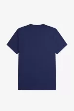 Fred Perry Ringer Men’s T-Shirt French Navy Snow White JPBQG0257