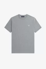 Fred Perry Ringer Men’s T-Shirt Grey IJNLC4859