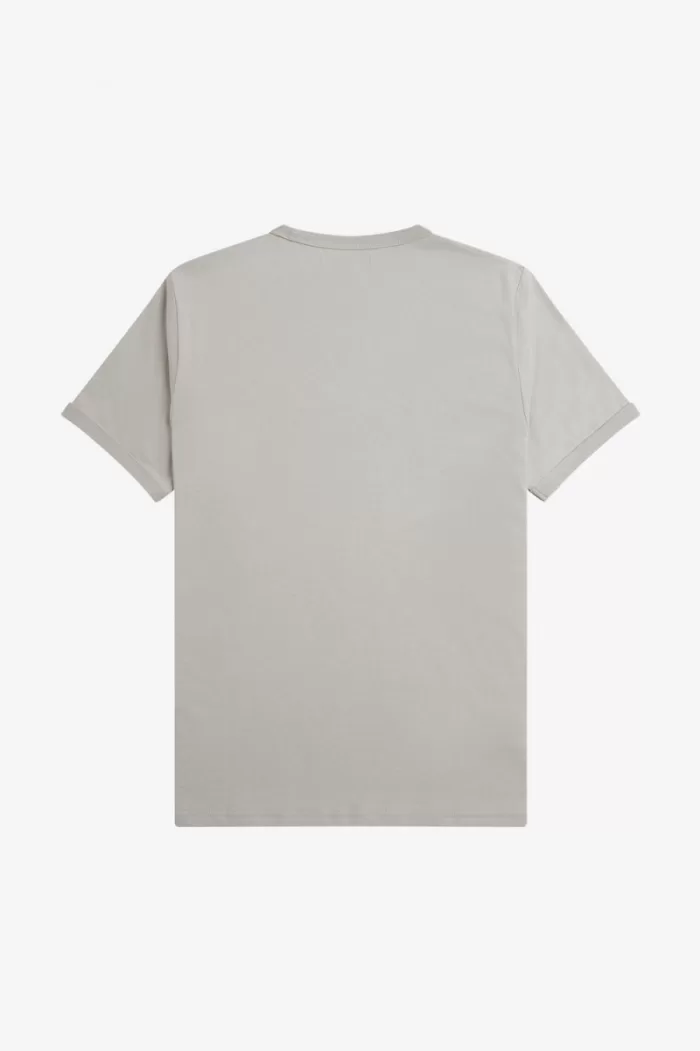 Fred Perry Ringer Men’s T-Shirt Grey KBJIL5329