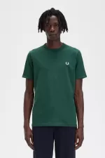 Fred Perry Ringer Men’s T-Shirt Ivy Green MWXLH2986