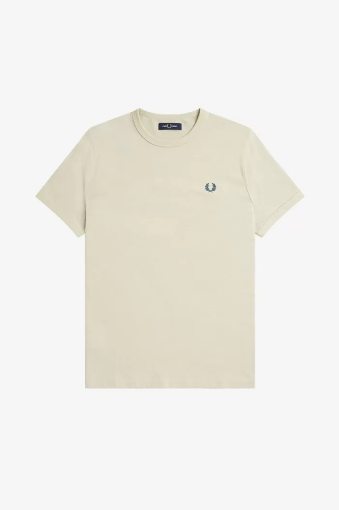 Fred Perry Ringer Men’s T-Shirt Light Mint WIOCS1530