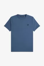 Fred Perry Ringer Men’s T-Shirt Midnight Blue DRSGZ4152