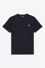 Fred Perry Ringer Men’s T-Shirt Navy WBNCK6905