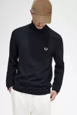 Fred Perry Roll Neck Men’s Jumper Black CQIMT0132