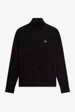 Fred Perry Roll Neck Men’s Jumper Black CQIMT0132