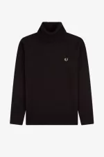 Fred Perry Roll Neck Men’s Jumper Black SDPNB7649