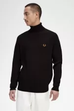 Fred Perry Roll Neck Men’s Jumper Navy PVTOC1962