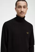 Fred Perry Roll Neck Men’s Jumper Navy PVTOC1962