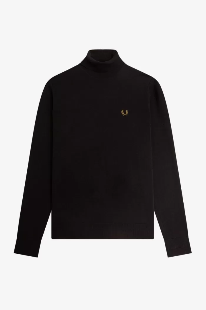 Fred Perry Roll Neck Men’s Jumper Navy PVTOC1962