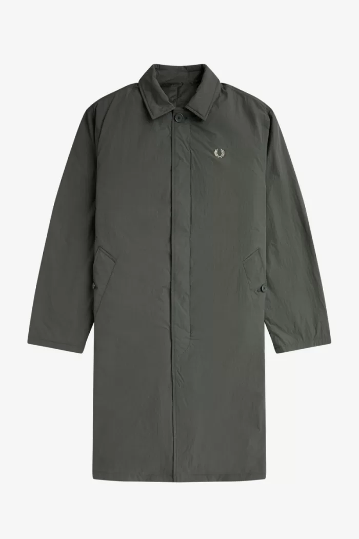 Fred Perry Shell Mac Men’s Parka Field Green HQORB8543