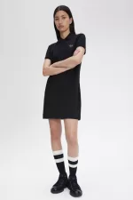 Fred Perry Shirt Women’s Dress Black JABKN5102