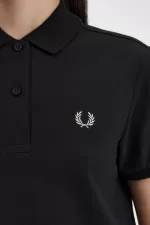 Fred Perry Shirt Women’s Dress Black JABKN5102