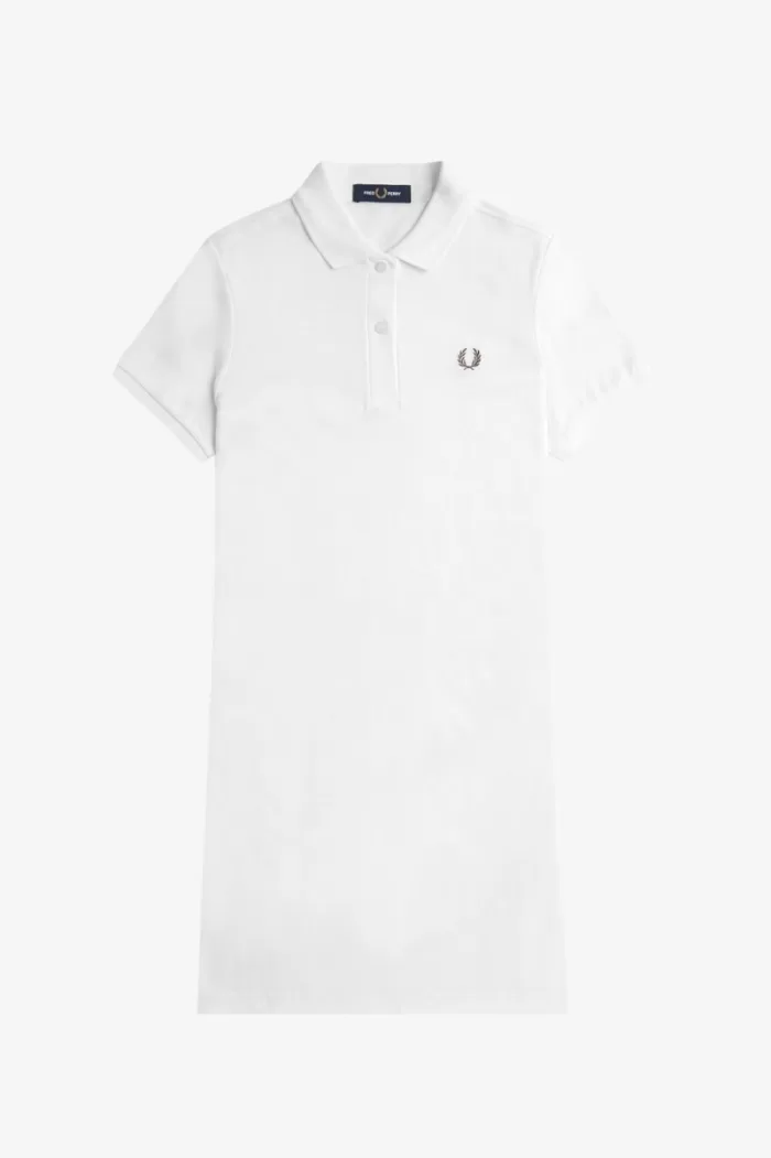 Fred Perry Shirt Women’s Dress Snow White IFLJE1604