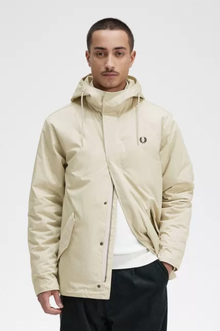 Fred Perry Short Padded Men’s Parka Light Mint EOGLD4709