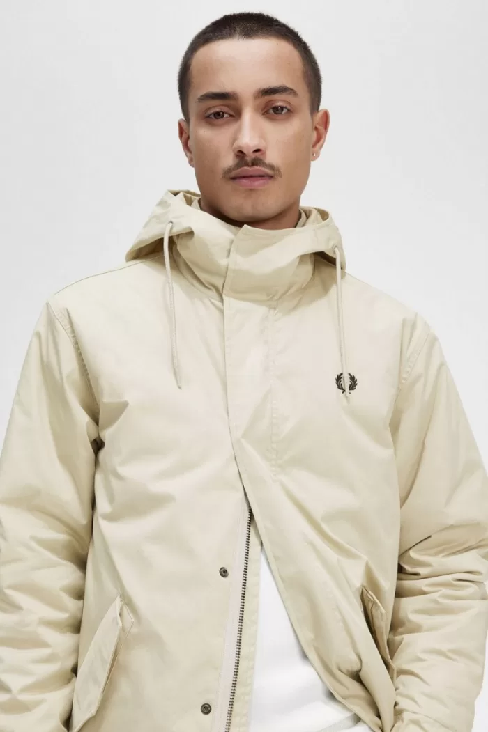 Fred Perry Short Padded Men’s Parka Light Mint EOGLD4709