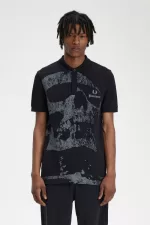 Fred Perry Skull Men’s Shirt Black UIBQP7269