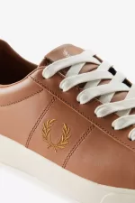 Fred Perry Spencer Men’s Tennis Shoes Dark Tan Dark Coffee HMDLV7023