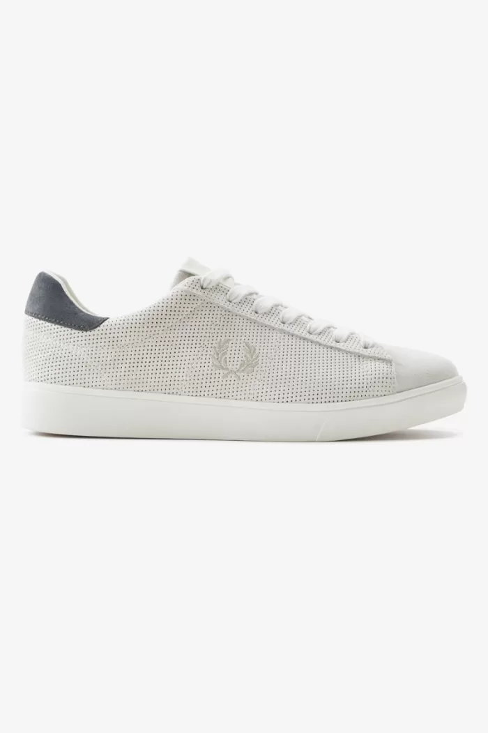 Fred Perry Spencer Men’s Tennis Shoes Snow White Oatmeal NWQBD0317