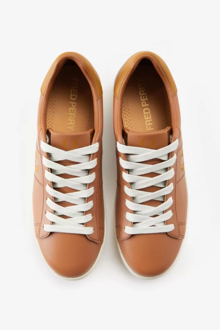 Fred Perry Spencer Women’s Tennis Shoes Dark Tan Dark Coffee ARJOQ8372