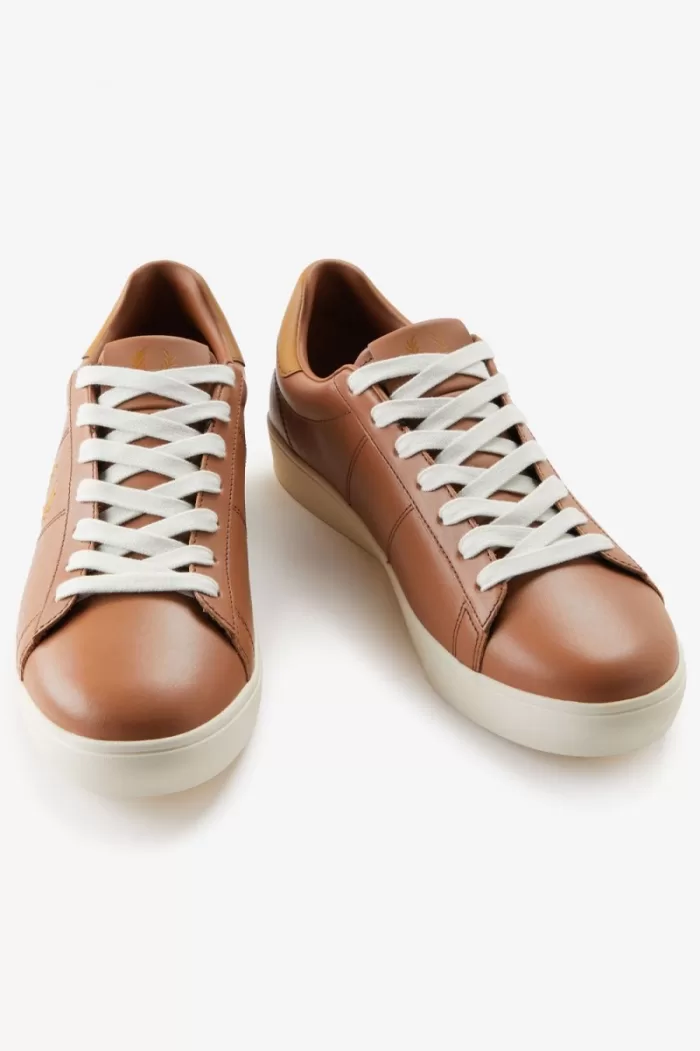 Fred Perry Spencer Women’s Tennis Shoes Dark Tan Dark Coffee ARJOQ8372