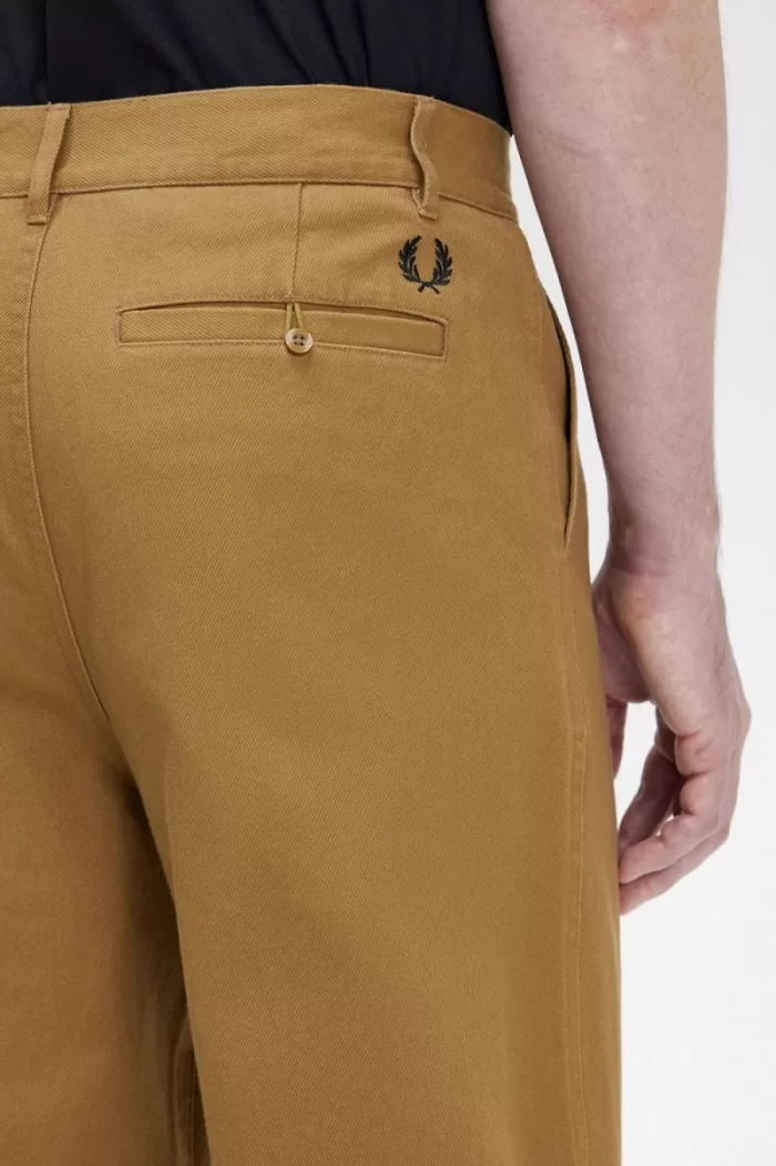 Fred Perry Straight Leg Men’s Pants Brown ROYJL1897