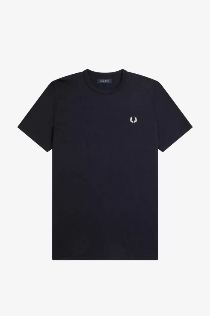 Fred Perry Tape Detail Men’s T-Shirt Navy WSURE6854