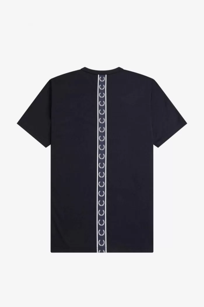 Fred Perry Tape Detail Men’s T-Shirt Navy WSURE6854