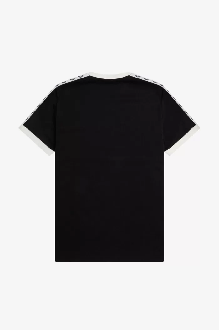 Fred Perry Taped Ringer Men’s T-Shirt Black MPEZC3728